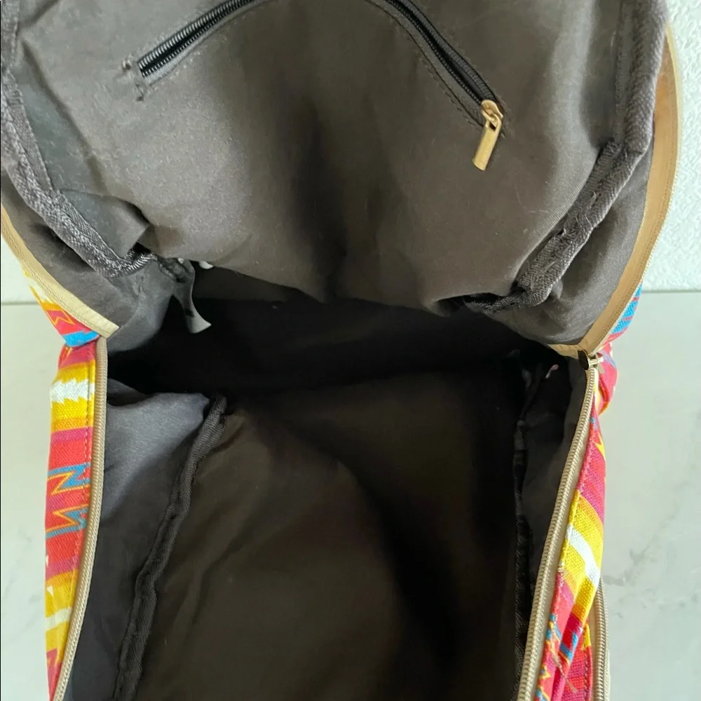 Native Print Backpack - Picture 6 of 6